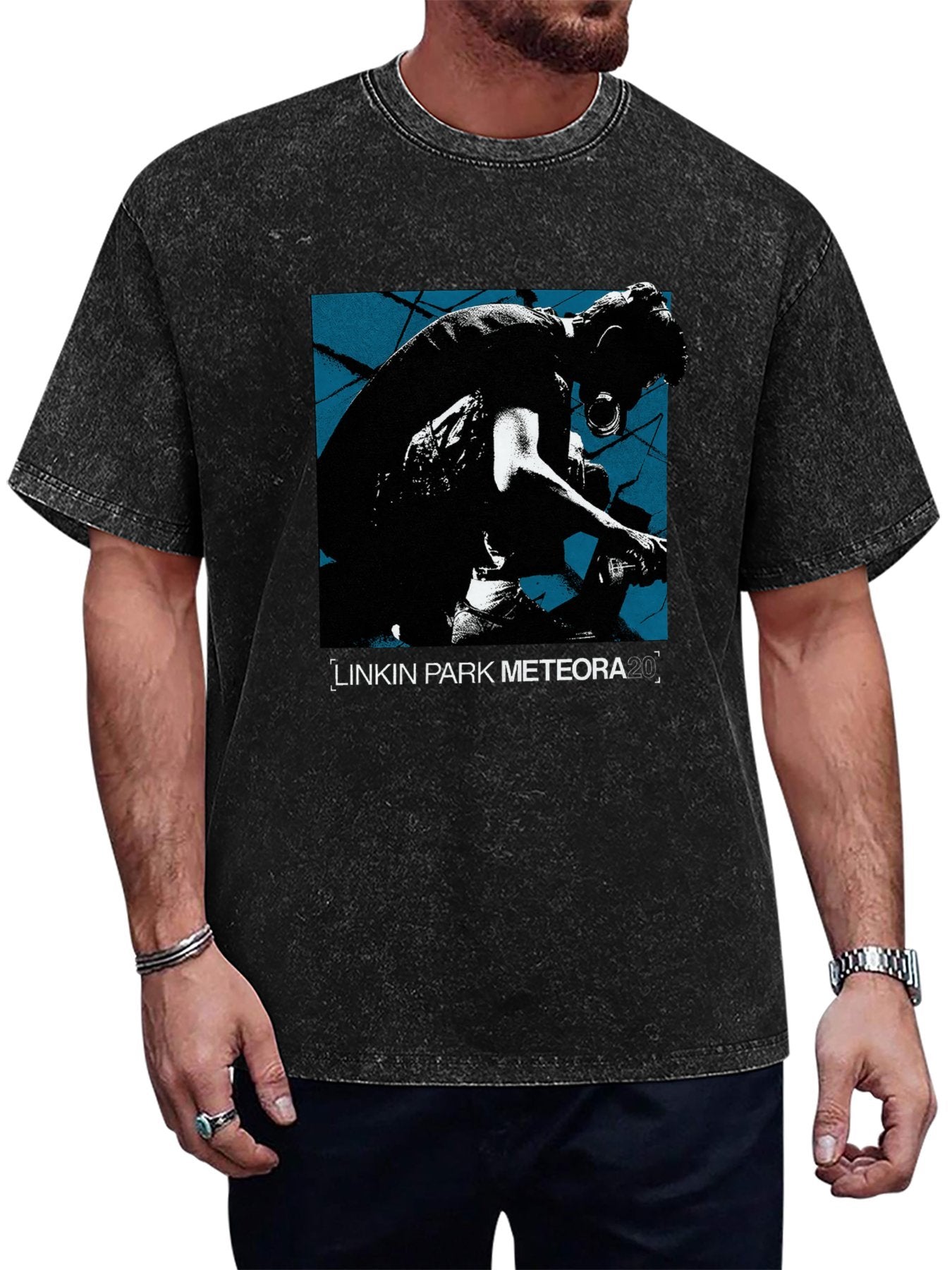 Vintage Washed Linkin Park Meteora 20 Performance Graphic T-Shirt