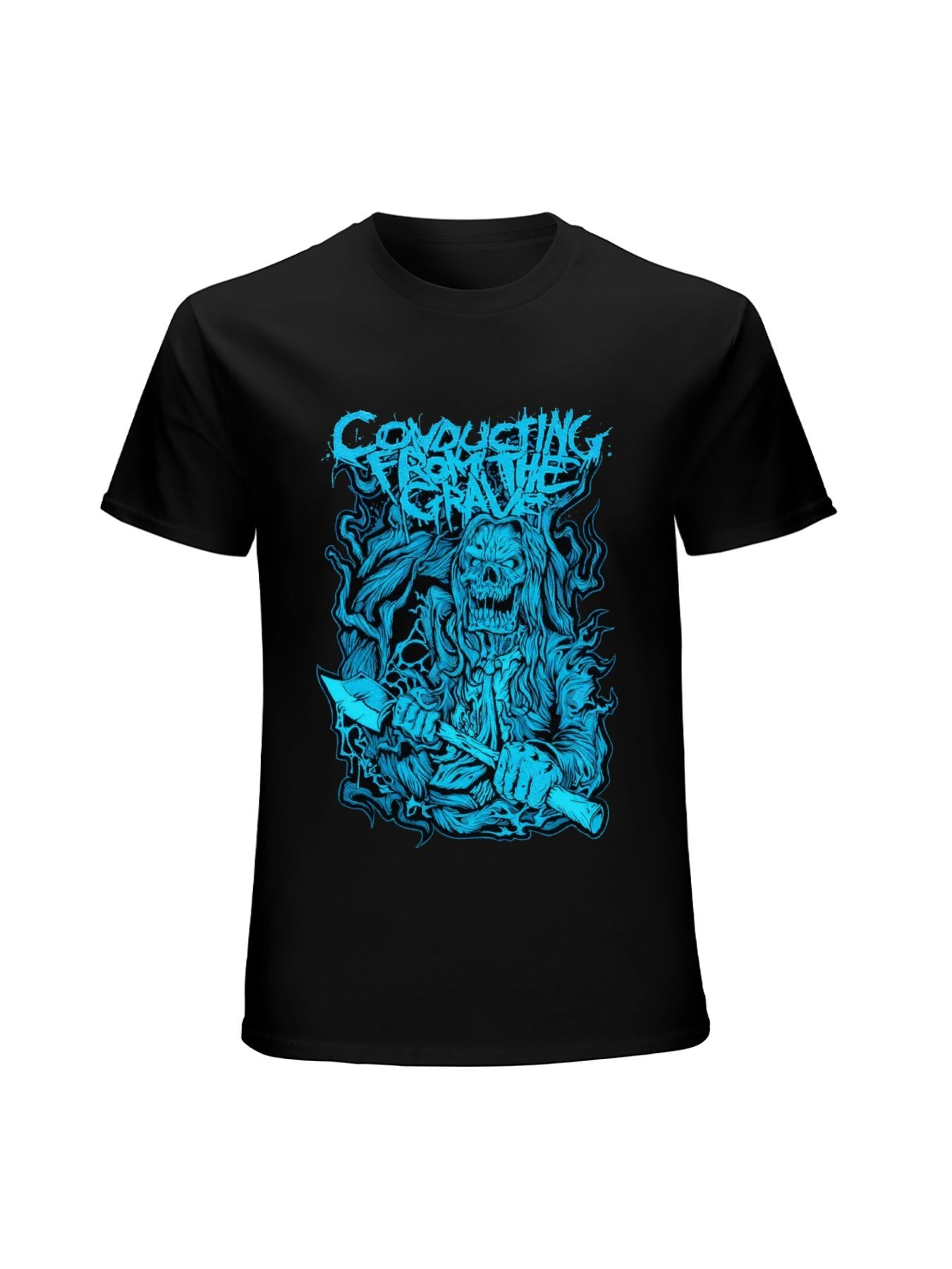 Crawling From The Grave Skull Reaper Death Metal T-Shirt