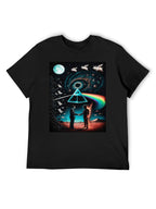 Pink Floyd Prism Handshake Surreal Rock T-Shirt