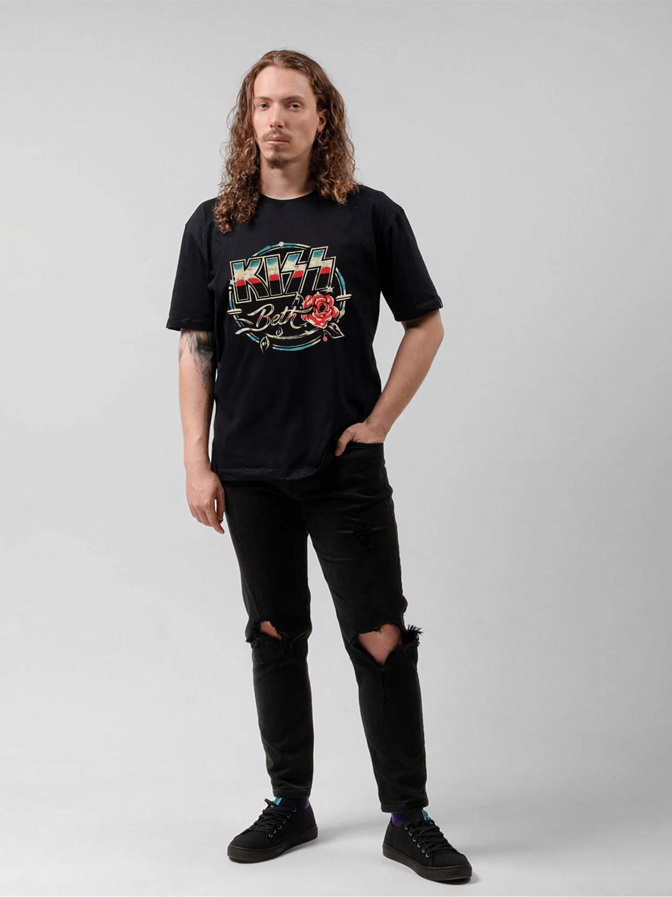 KISS Beth Rose Vintage Graphic T-Shirt