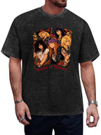 Vintage Washed Guns N' Roses Anime Band Graphic T-Shirt