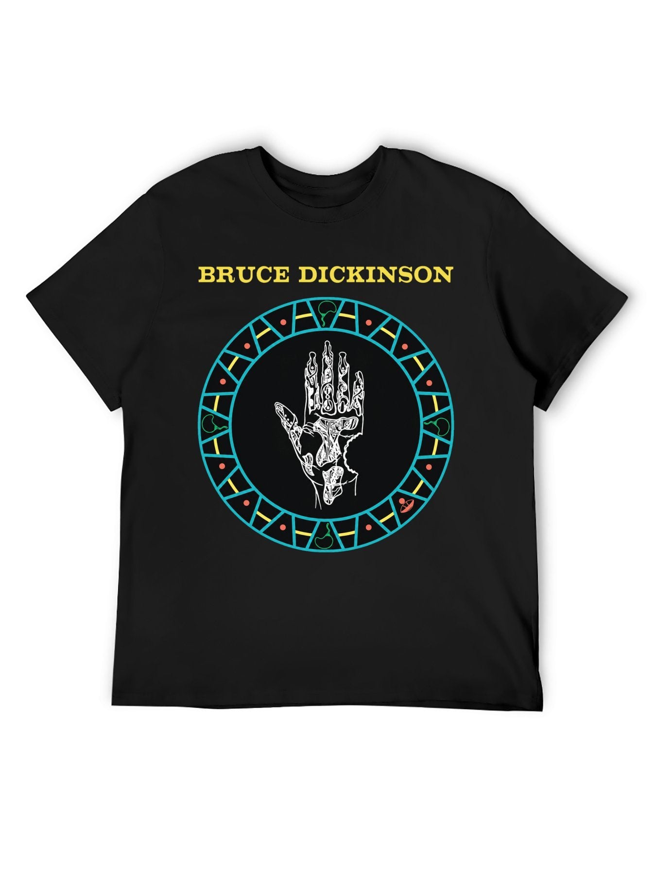 Bruce Dickinson Skeletal Hand Graphic T-Shirt