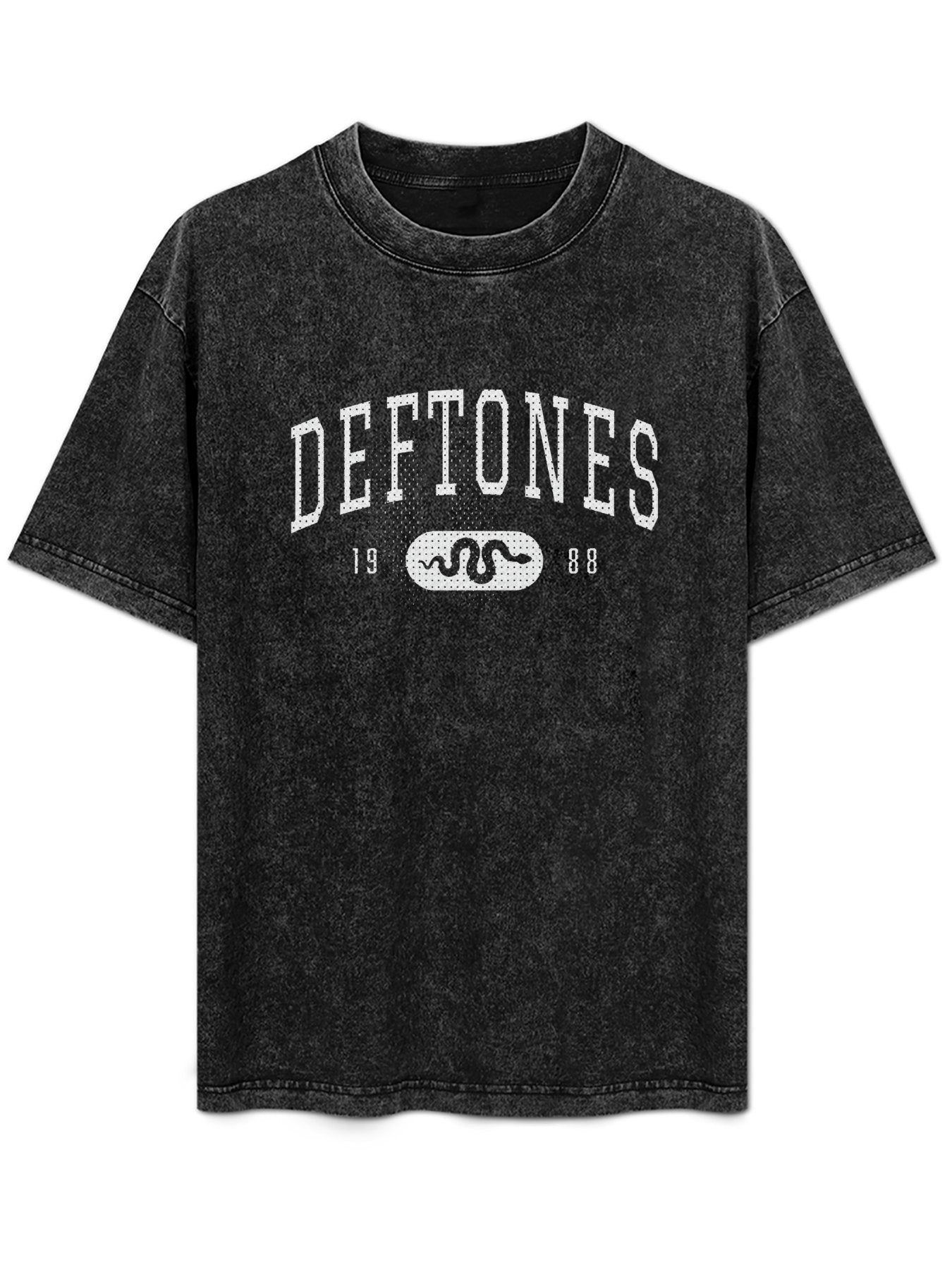 Deftones 1988 Varsity Logo Graphic T-Shirt