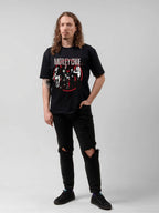 Mötley Crüe Live Band Portrait Graphic T-Shirt