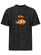 Clownfish Graphic Washed T-Shirt