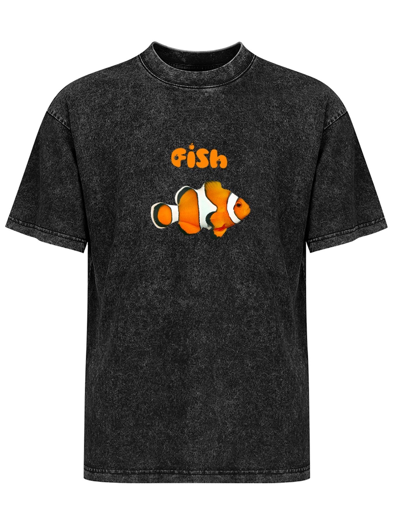 Clownfish Graphic Washed T-Shirt