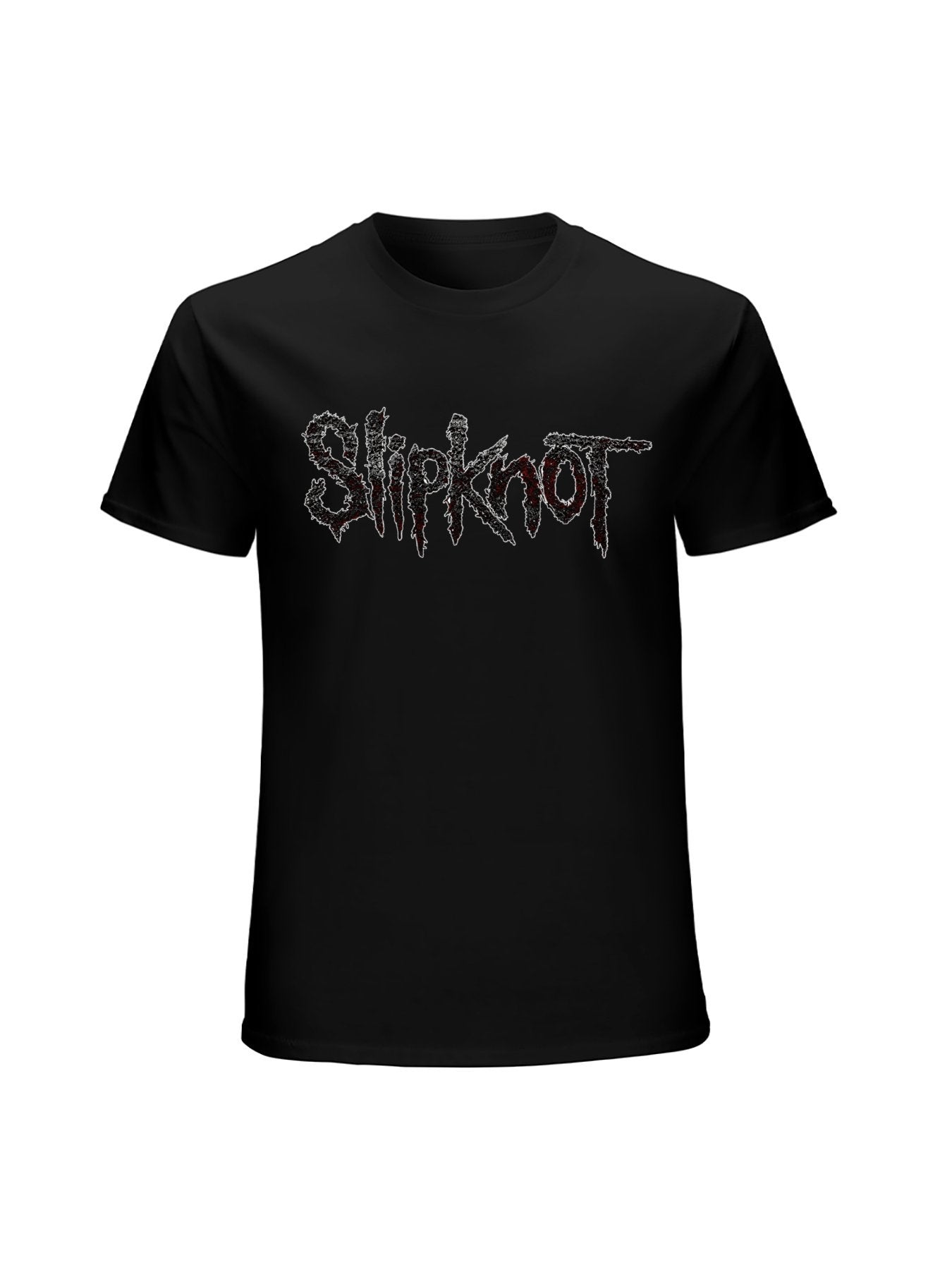 Slipknot Dark Distressed Logo Graphic T-Shirt