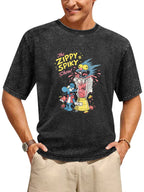 The Zippy Spiky Show Graphic Washed T-Shirt