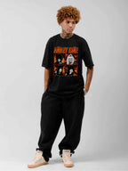 Mötley Crüe Flame Photo Grid Graphic T-Shirt