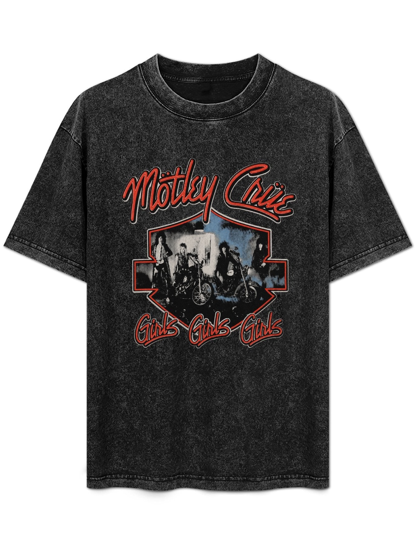 Vintage Washed Mötley Crüe Girls, Girls, Girls Graphic T-Shirt