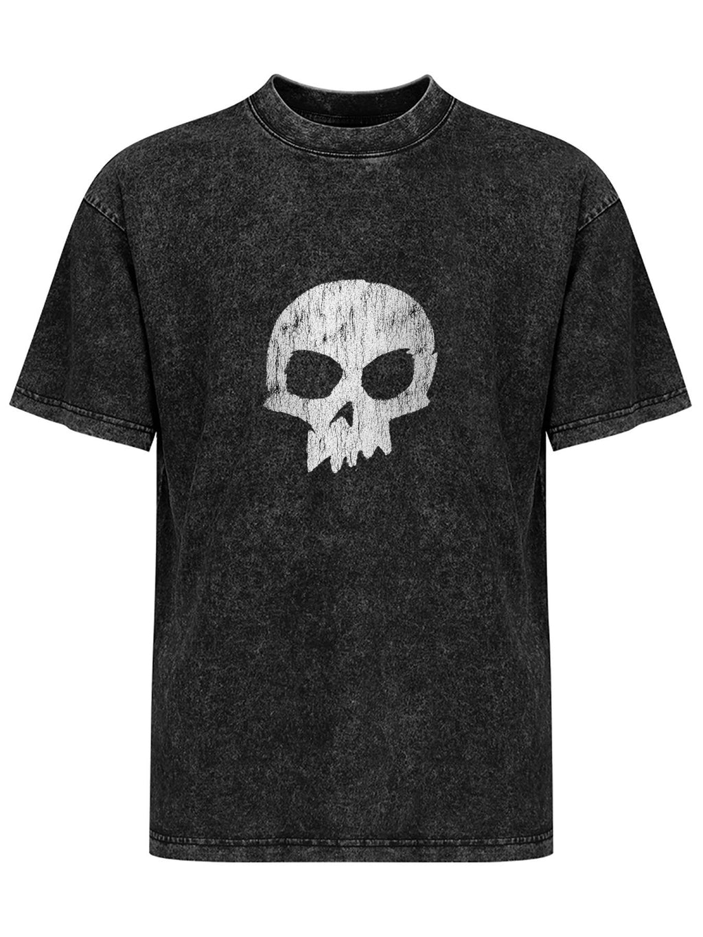 Skull Graphic Washed T-Shirt