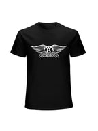 Aerosmith White Winged Emblem Vintage Graphic T-Shirt