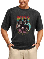 KISS Tour 1980 Band Portrait Graphic T-Shirt