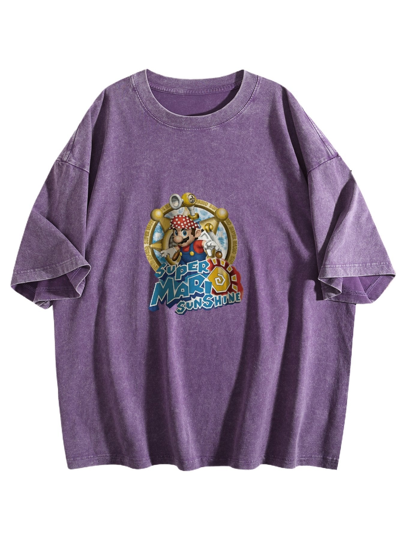 Super Mario Sunshine Washed Graphic T-Shirt