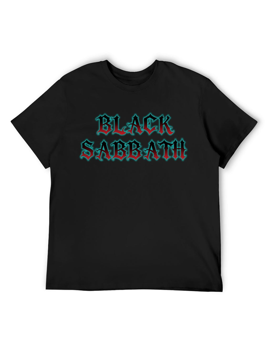 Black Sabbath Gothic Glow Logo Graphic T-Shirt