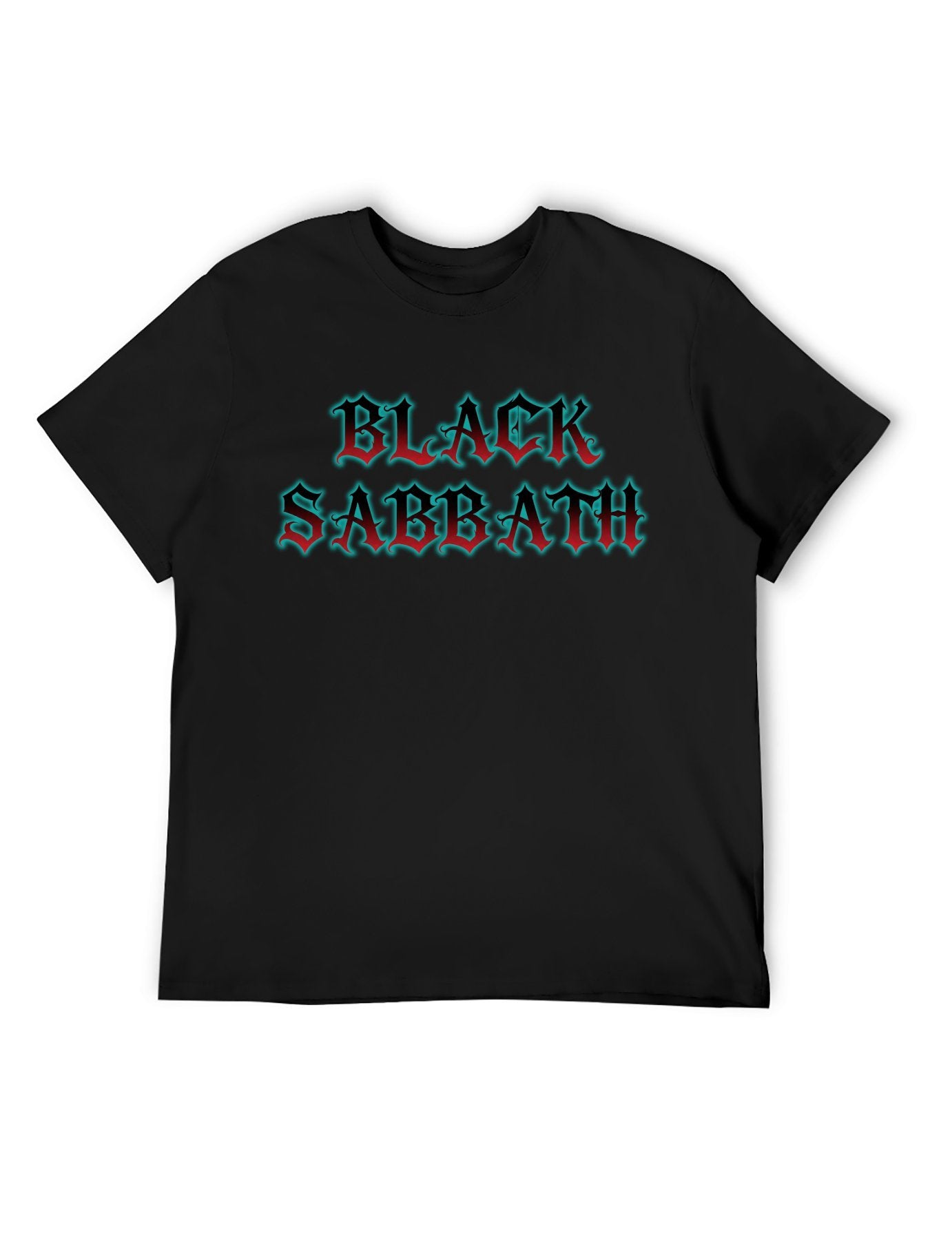 Black Sabbath Gothic Glow Logo Graphic T-Shirt