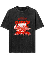 Oasis Definitely Maybe Debut Album Collage Graphic T-Shirt