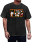 Vintage Washed KISS Band Faces Logo Graphic T-Shirt