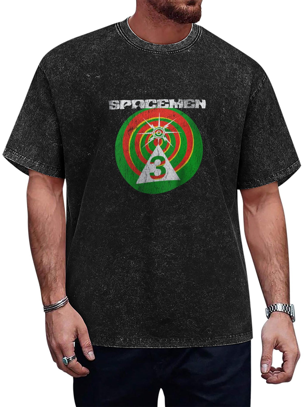 Spacemen 3 Target Graphic Washed T-Shirt