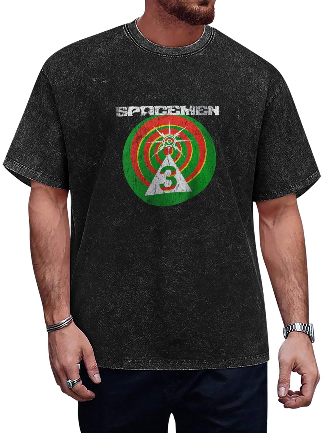 Spacemen 3 Target Graphic Washed T-Shirt