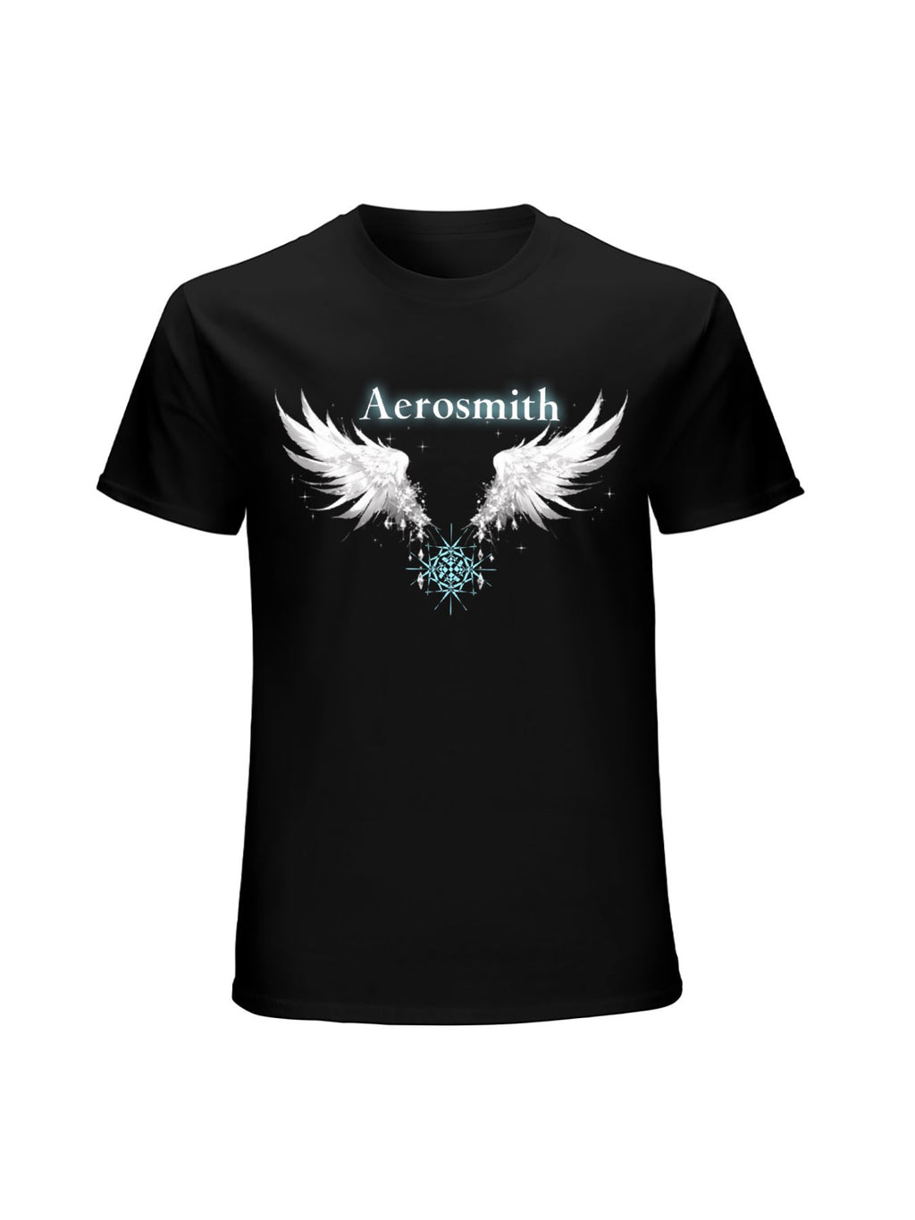 Aerosmith Winged Crystal Logo Graphic T-Shirt