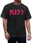 Vintage Washed KISS Pink Logo Graphic T-Shirt