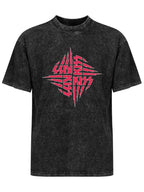KISS Unmasked Pink Logo Graphic T-Shirt