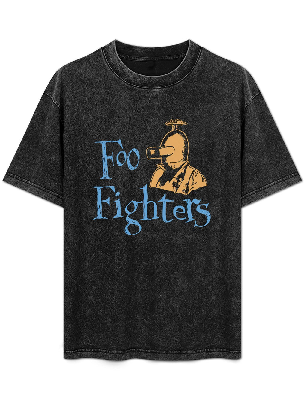 Foo Fighters Propeller Head Character Graphic T-Shirt