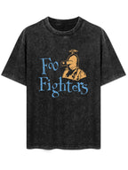 Foo Fighters Propeller Head Character Graphic T-Shirt