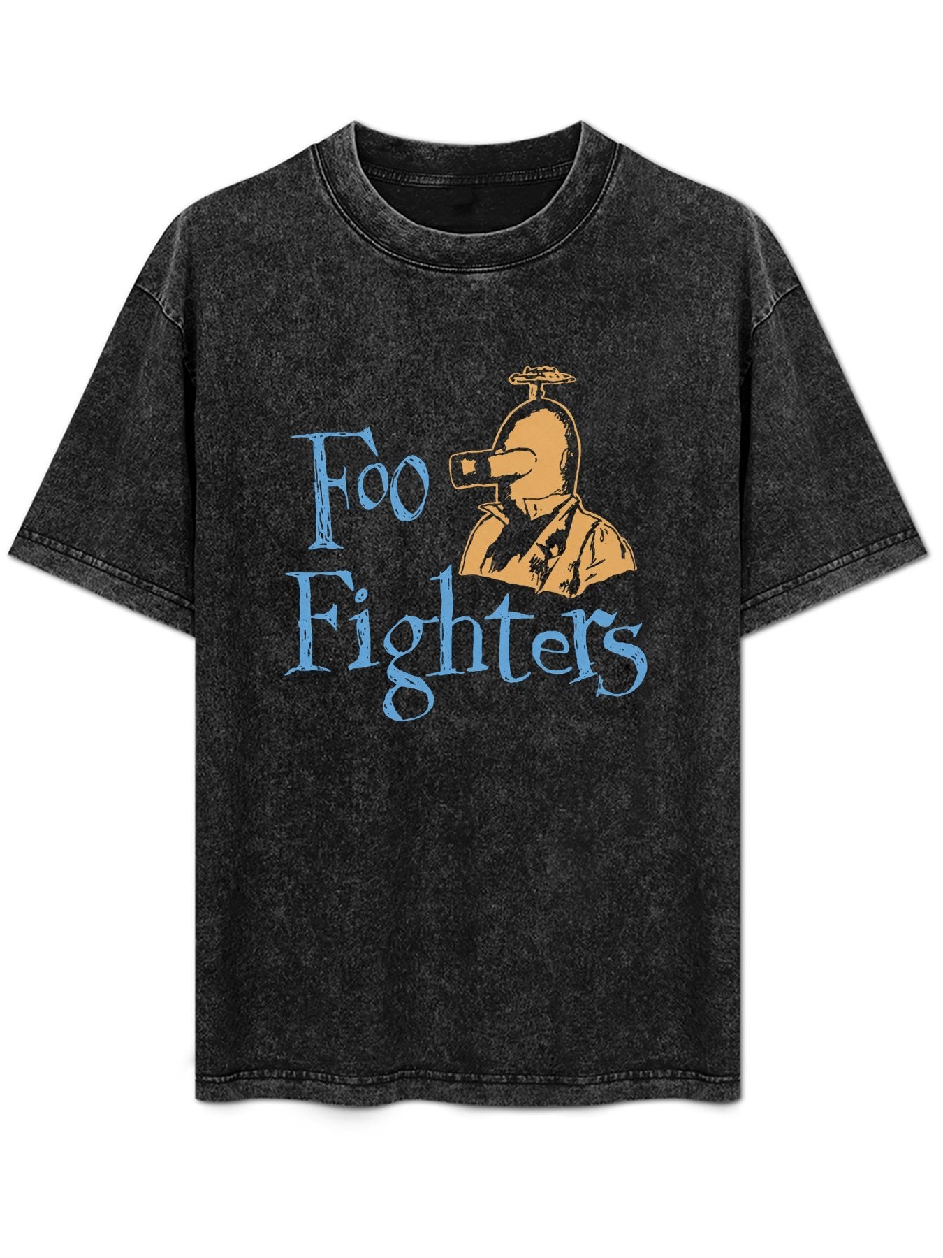 Foo Fighters Propeller Head Character Graphic T-Shirt