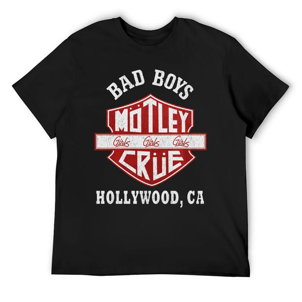 Mötley Crüe “Bad Boys” Vintage Logo Graphic T-Shirt