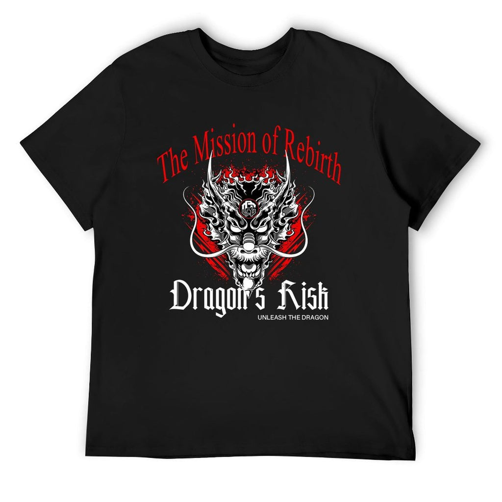 Dragon's Risk Graphic Black T-Shirt