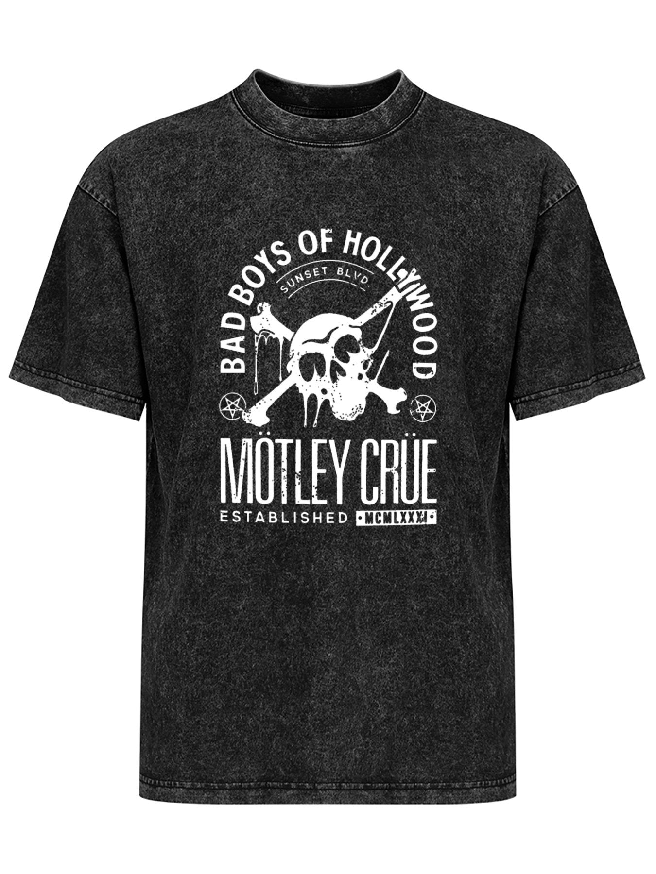 Mötley Crüe Bad Boys of Hollywood Graphic T-Shirt