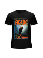 AC/DC Let There Be Rock Guitarist Graphic T-Shirt