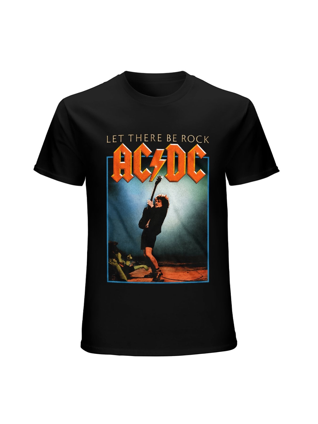 AC/DC Let There Be Rock Guitarist Graphic T-Shirt