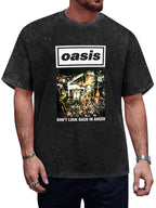 Oasis Don’t Look Back in Anger Drum Kit Graphic T-Shirt