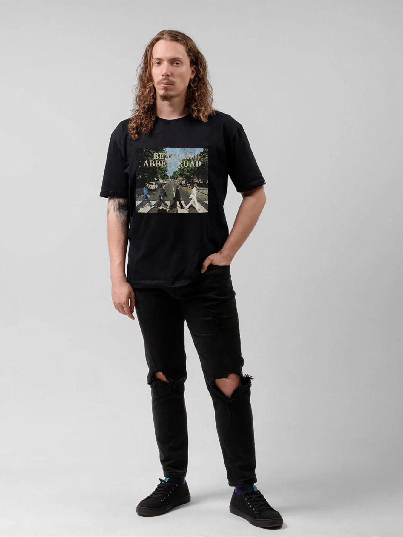 The Beatles “Abbey Road” Crosswalk Graphic T-Shirt