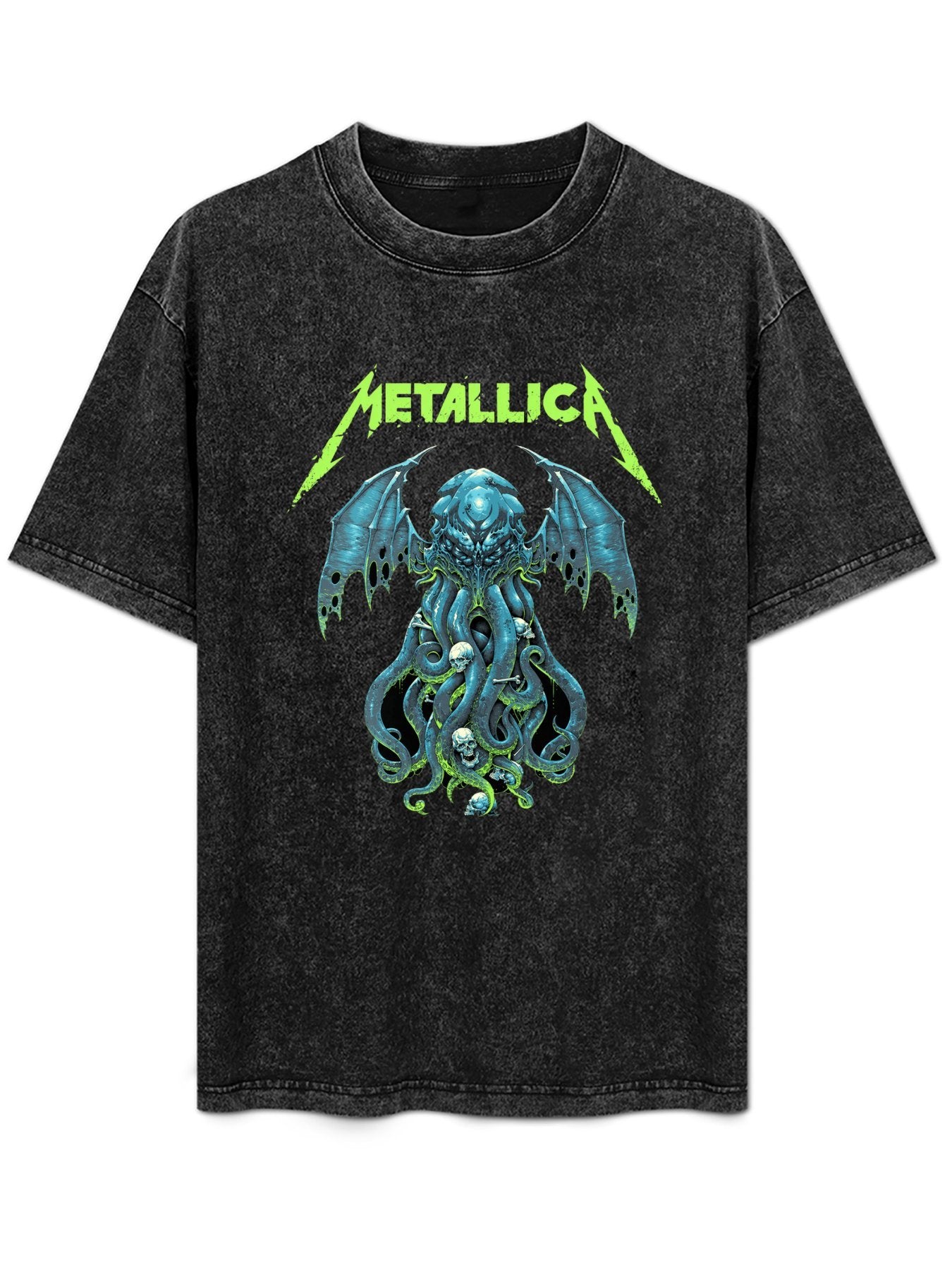 Metallica Winged Sea Monster Graphic T-Shirt