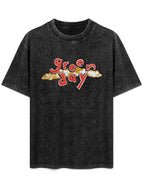 Green Day Distressed Red Logo Graphic T-Shirt
