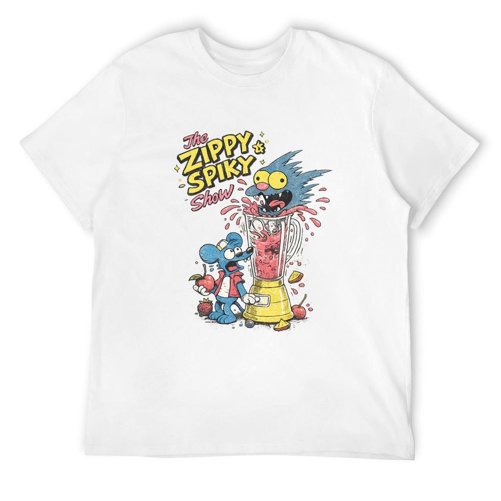 The Zippy Spiky Show Graphic Black T-Shirt