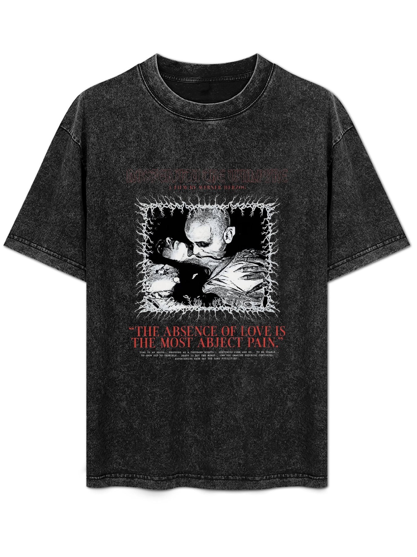 Vintage Washed Nosferatu Vampire Graphic T-Shirt