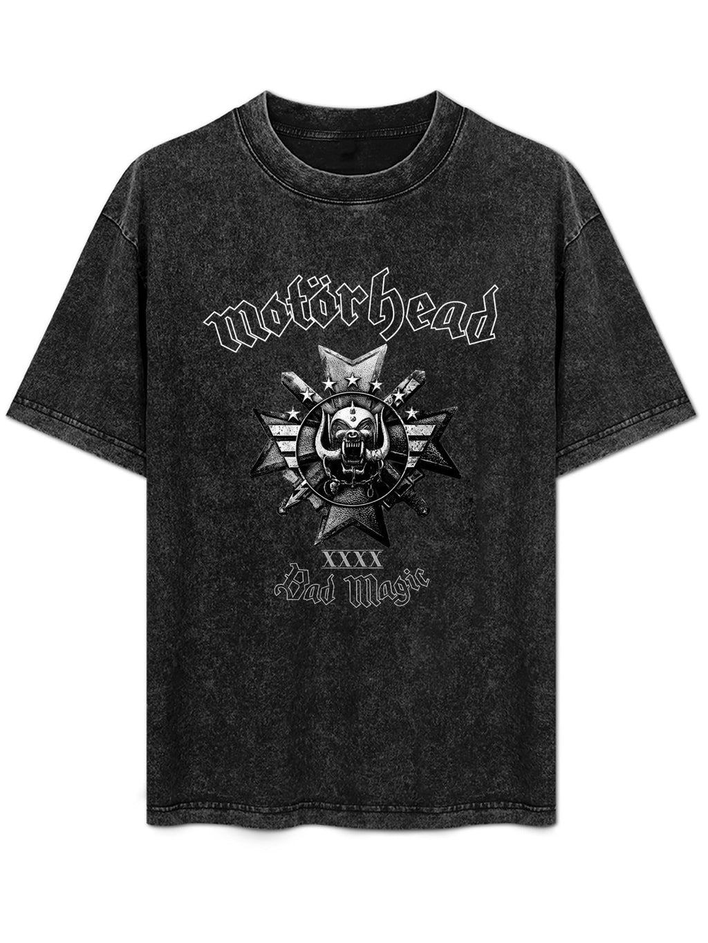 Vintage Washed Motörhead Bad Magic Graphic T-Shirt