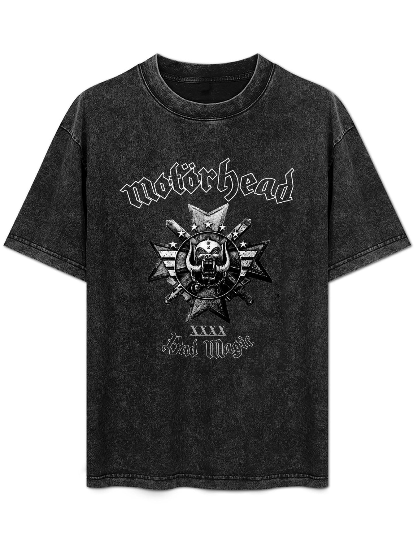 Vintage Washed Motörhead Bad Magic Graphic T-Shirt