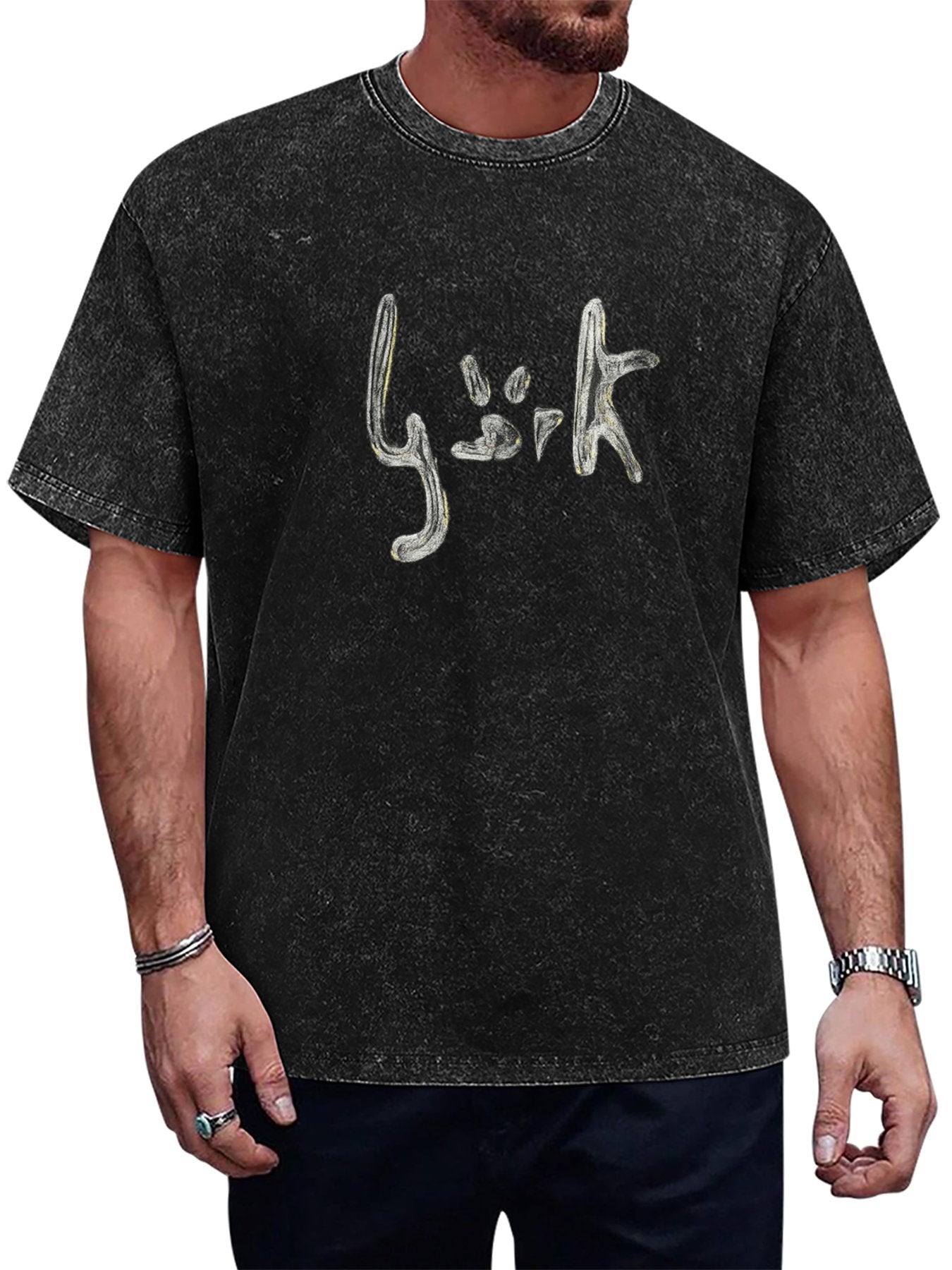 Björk Logo Graphic Washed T-Shirt