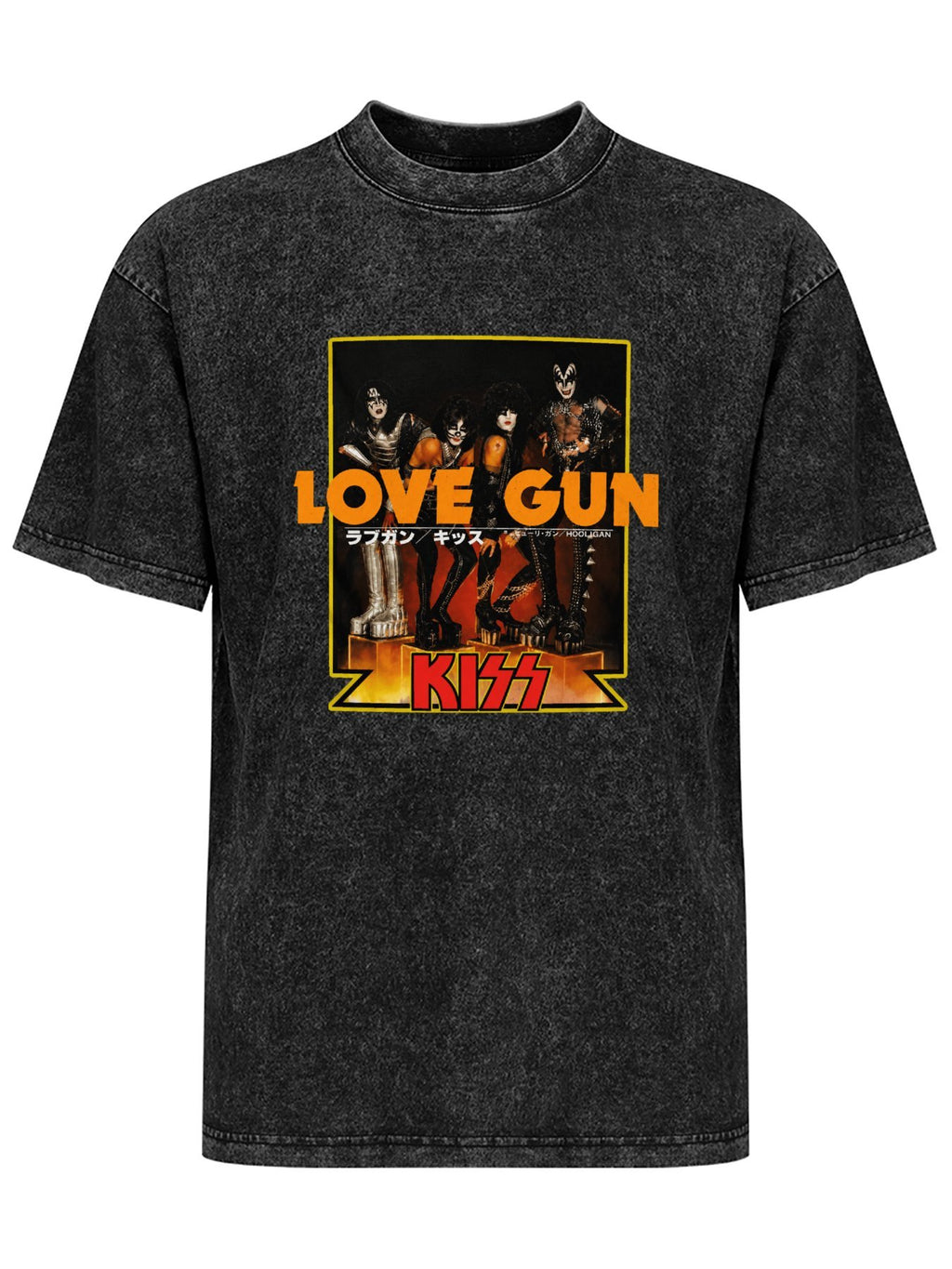KISS Love Gun Japanese Poster Graphic T-Shirt