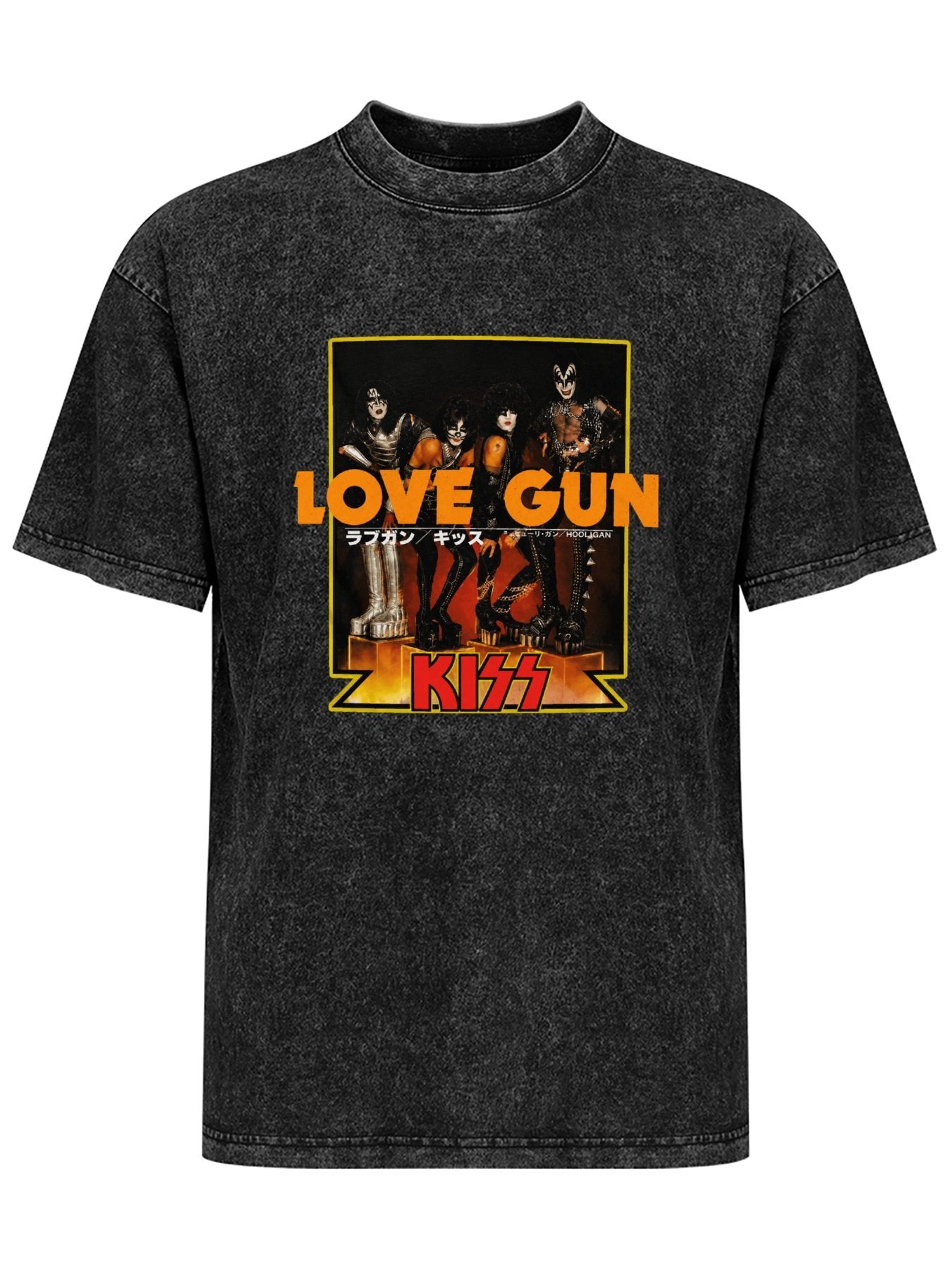 KISS Love Gun Japanese Poster Graphic T-Shirt