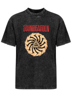 Vintage Washed Soundgarden Circular Saw Blade Graphic T-Shirt