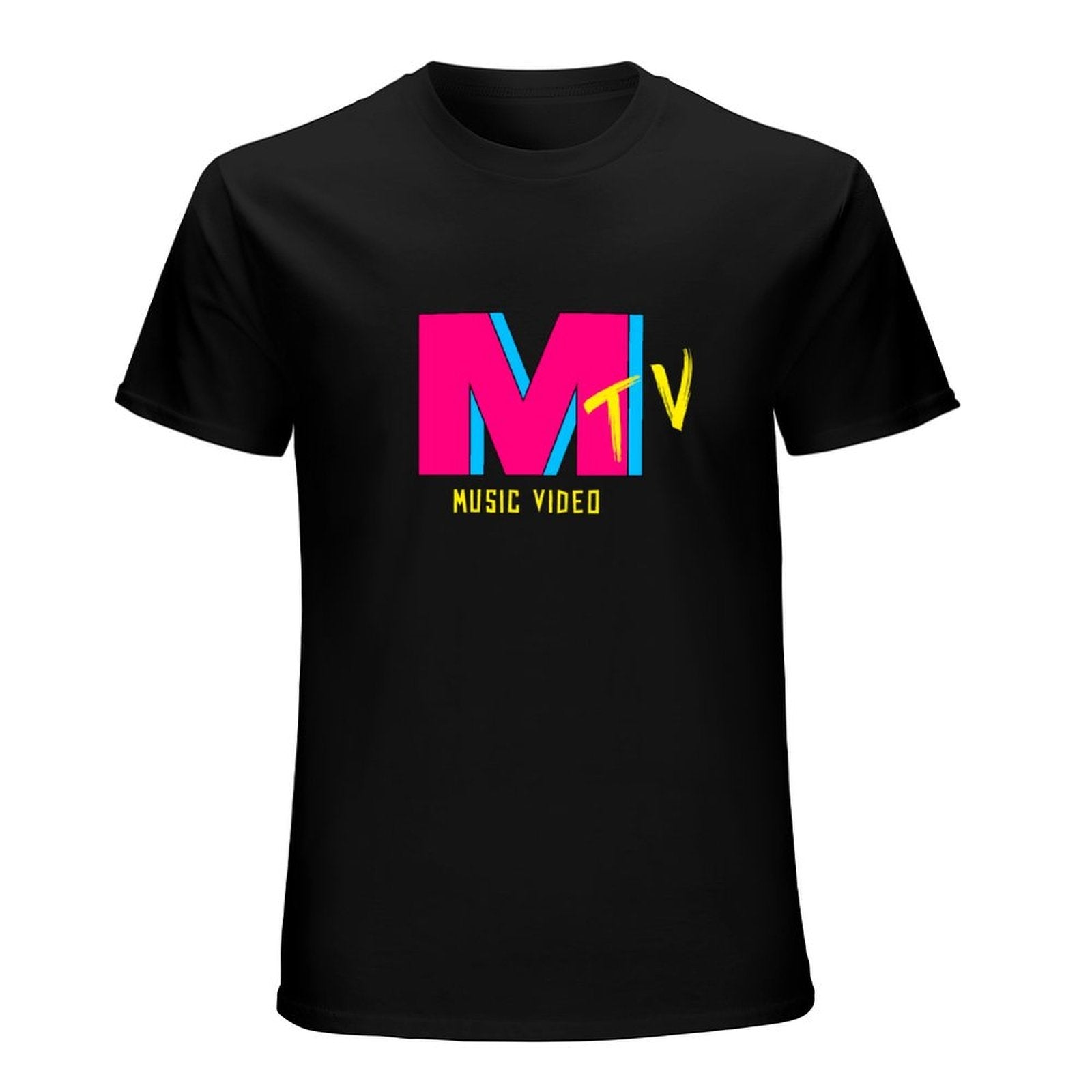 Music Video Graphic Black T-Shirt