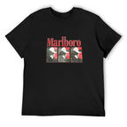 Marlboro Cowboy Graphic Black T-Shirt