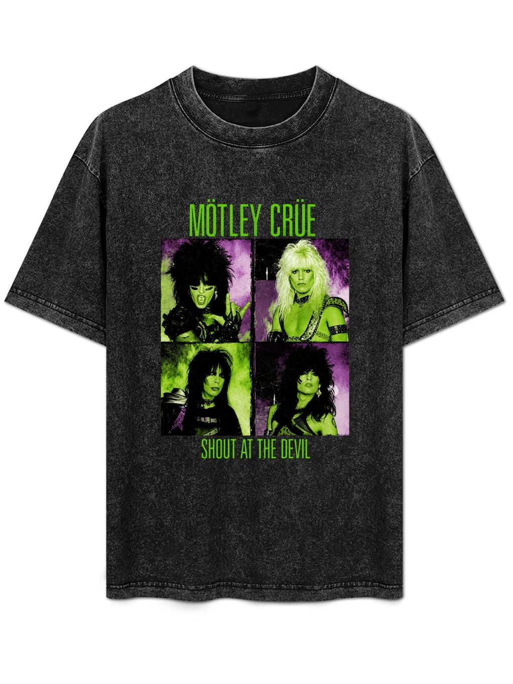 Mötley Crüe Shout at the Devil Portrait Graphic T-Shirt